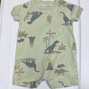 Carter’s Green Dinosaur Print Romper